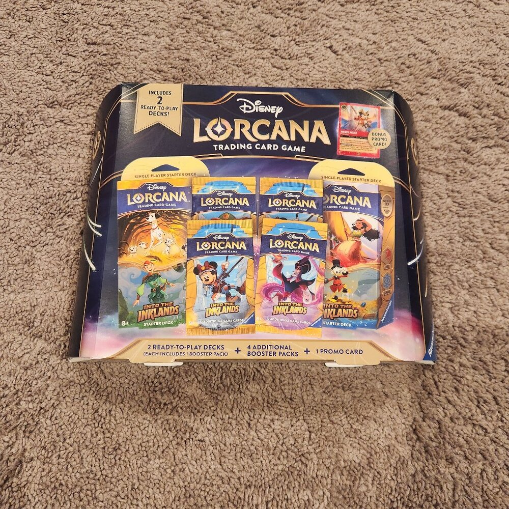 Disney Lorcana Trading Card Game Into The Inklands Costco Bundle New